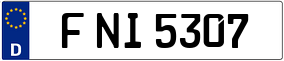 Truck License Plate